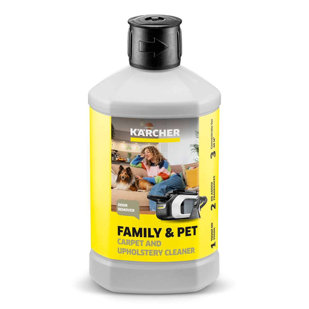 Средство для чистки ковров и обивки мебели Family & Pet RM 521, 1 л