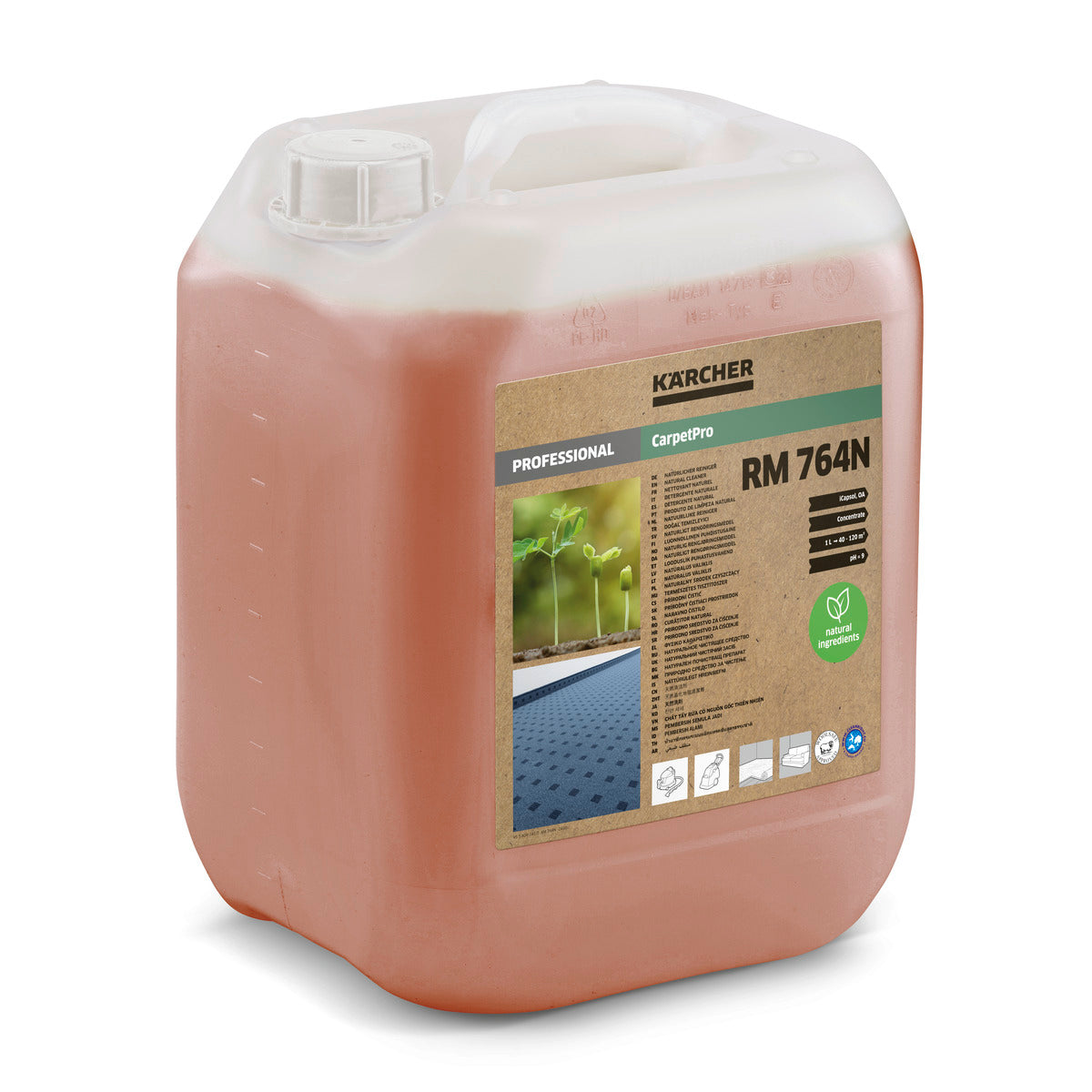 RM 764N OA CarpetPro detergent natural iCapsol