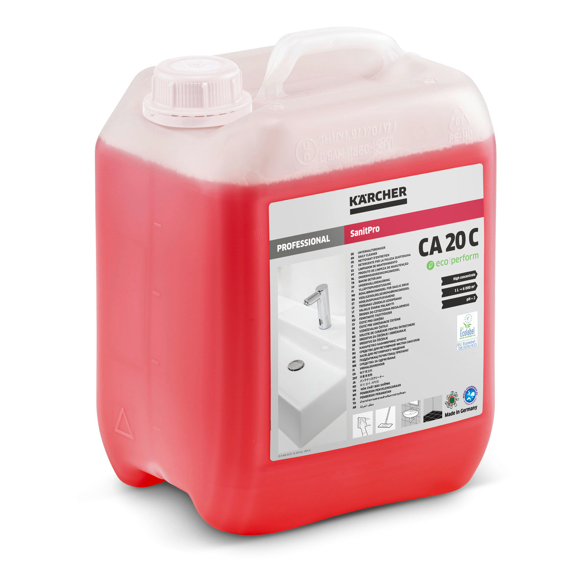 Detergent pentru curățarea zilnică a grupurilor sanitare CA 20 C, 5 l